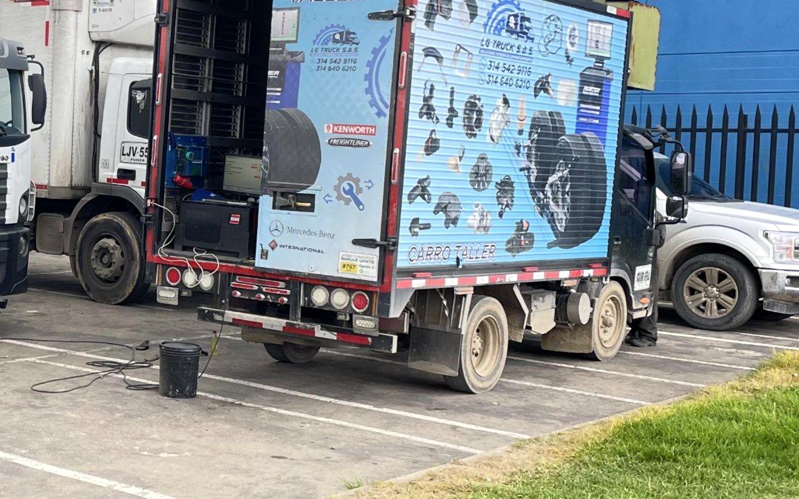 Servicio en zona industrial — LG TRUCK S.A.S.